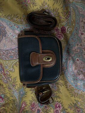 Coach Purse Crossbody Sheridan Durham Mini Leather Vintage Black (Outlet bag)